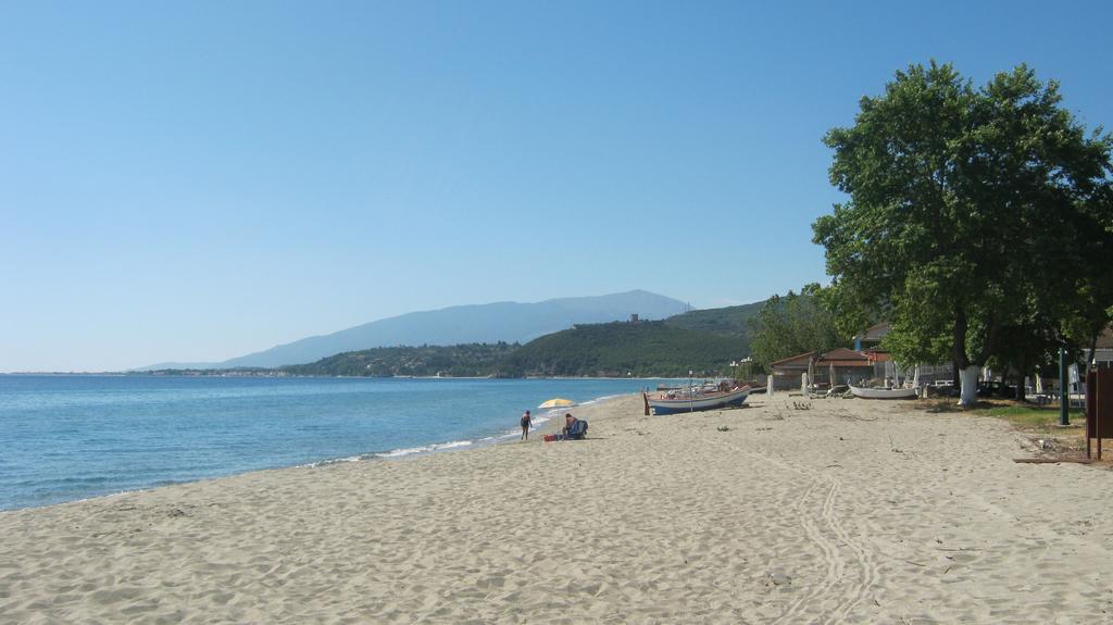 Hotel Lefkes Paralía Skotínis エクステリア 写真